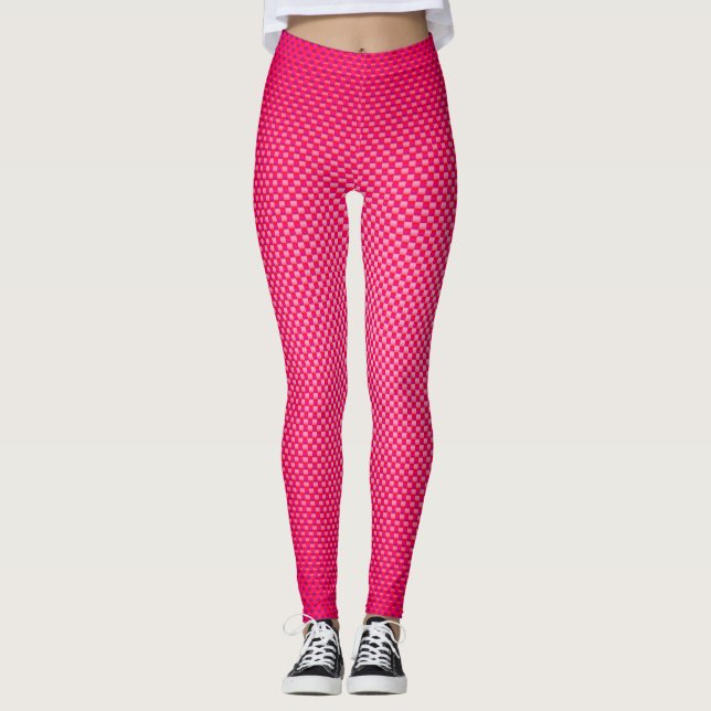 Legging Fibra de carbono rosa, padronizada (Frente)