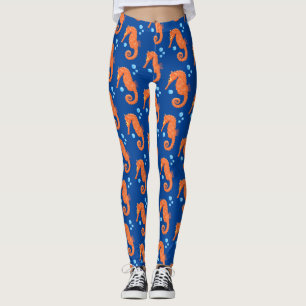 Legging Figura de desenho animado das bolhas de laranja-ac