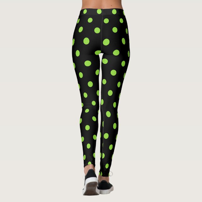 Legging Figurino das Bolinhas Negras do Halloween (Verso)