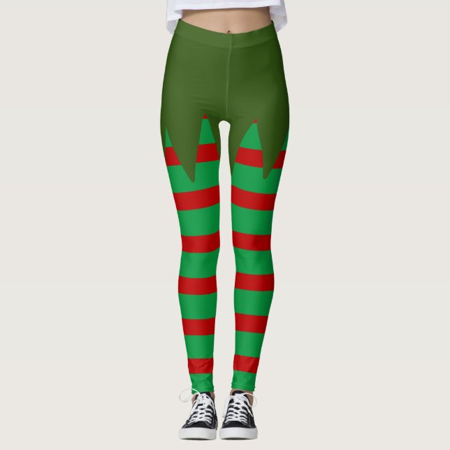 Legging Figurino de Natal feminino (Frente)