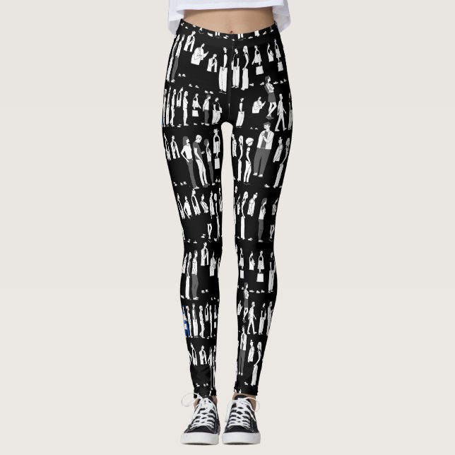 Legging Fila, mais fila Fited.Black BG (Frente)