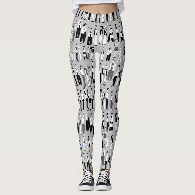 Legging Fila, mais fila LGrey BG (Frente)