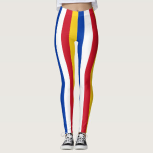 Legging Filipinas - Cores de Bandeira Nacionais - Vertical