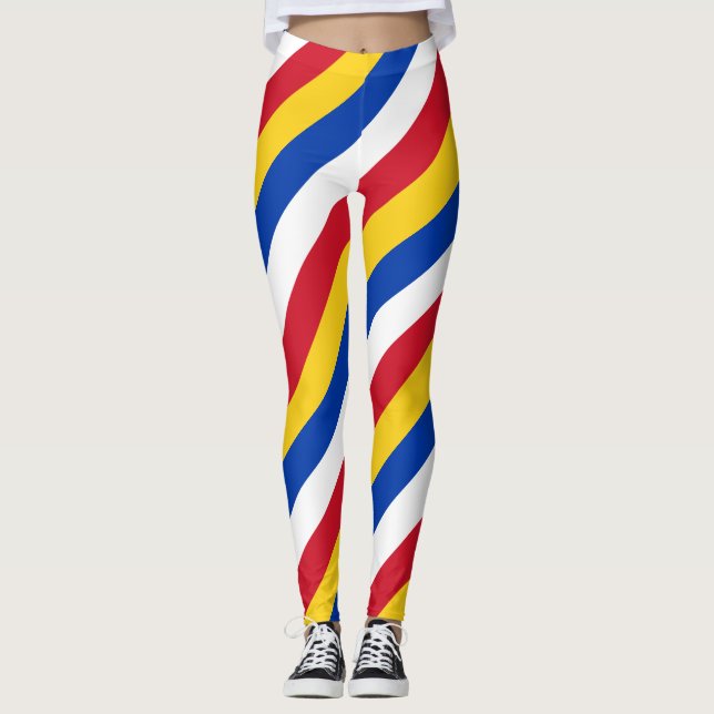 Legging Filipinas - Cores de Sinalizador Nacionais Strike (Frente)