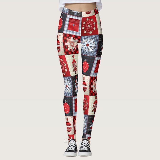 Legging Filme de Natal antigo e movido (Frente)