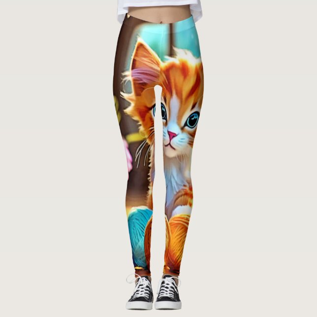 Legging Fios de Gatinho Gelado (Frente)