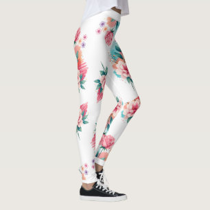 Legging Fique Selvagem Flor de Rosa Motivacional Crescer e