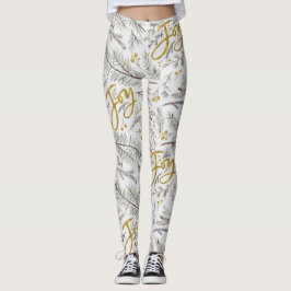 Legging Fir Branches de Natal