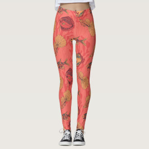 Legging Fishes no fundo vivo dos corais
