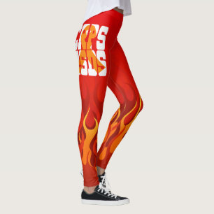 Legging Fita alaranjada de CRPS/RSDS com caneleiras das