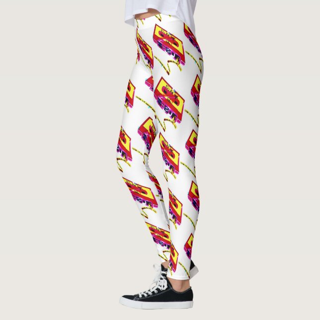 Legging Fita cassete de anos 80 (Esquerda)