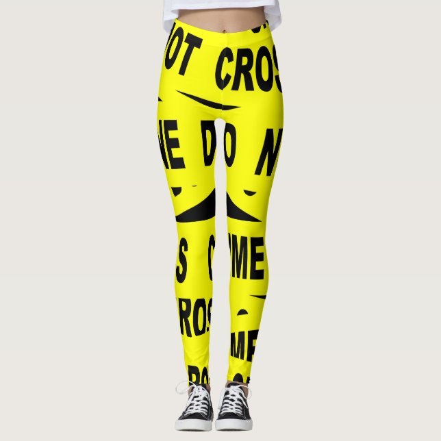 Legging Fita da cena do crime (Frente)