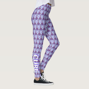 Legging Fita de Sensibilização Violenta Esperança e Leg