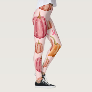 Legging Fita rosa do Halloween Câncer da mama