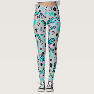 Legging Fita Turquesa Multi Estampa...POTS