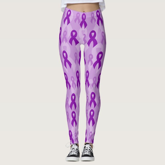 Legging Fitas Roxas,,Fibro (Frente)