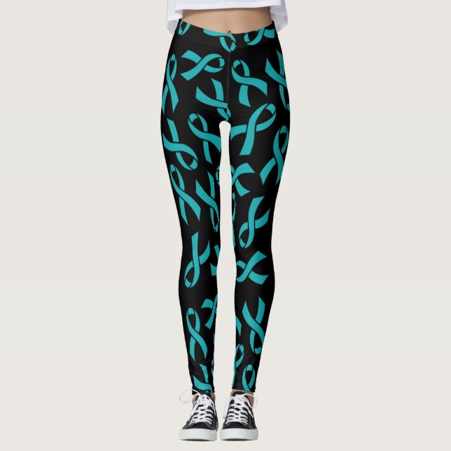 Legging Fitas Teais...TN (Frente)
