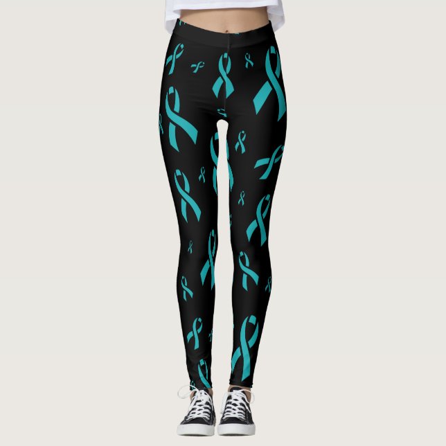 Legging Fitas Teais...TN (Frente)