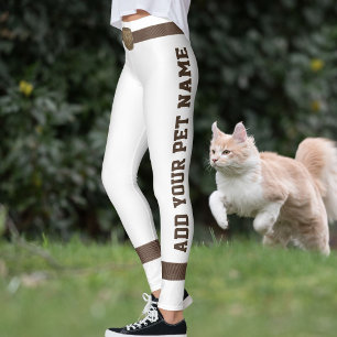 Legging Fivela Personalizada de Amante de Animais de Estim