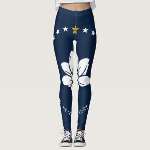 Legging Flag do Mississippi - New Magnolia Flag