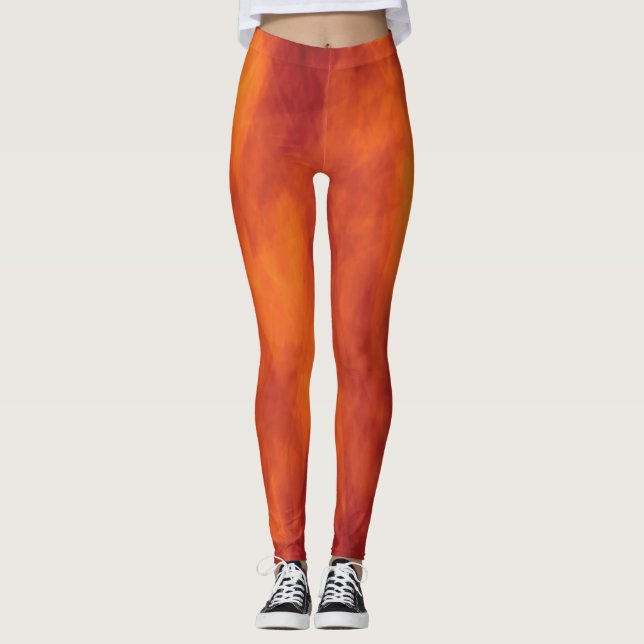 Legging Flame Orange (Frente)