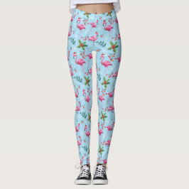 Legging Flamingo Christmas