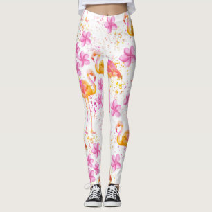 Legging Flamingo extravagante