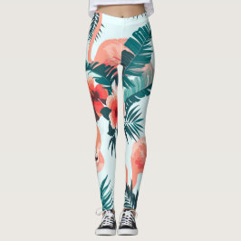 Legging Flamingo Pattern