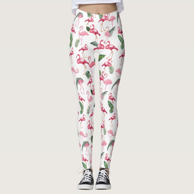 Legging Flamingos Love Standard (Frente)