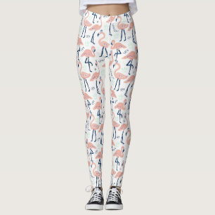 Legging flamingos rosados irresistíveis