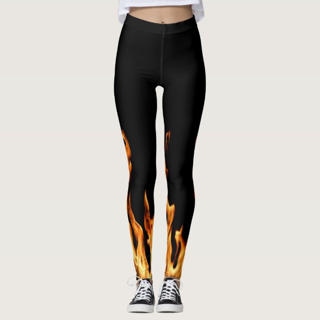 Legging Flammen – Flamme – Flame – Flames – Feuer – Fire L (Frente)