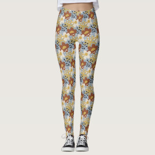 Legging Flat Floral Orgânico