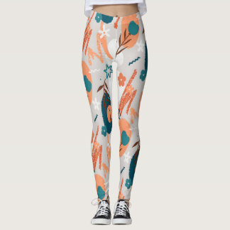 Legging Flat Floral Orgânico