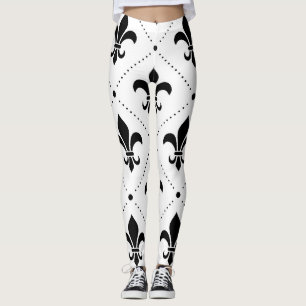 Legging Fleur De Lis Pattern