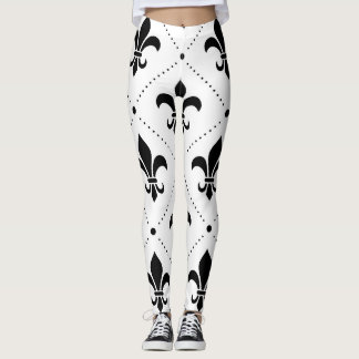 Legging Fleur De Lis Pattern