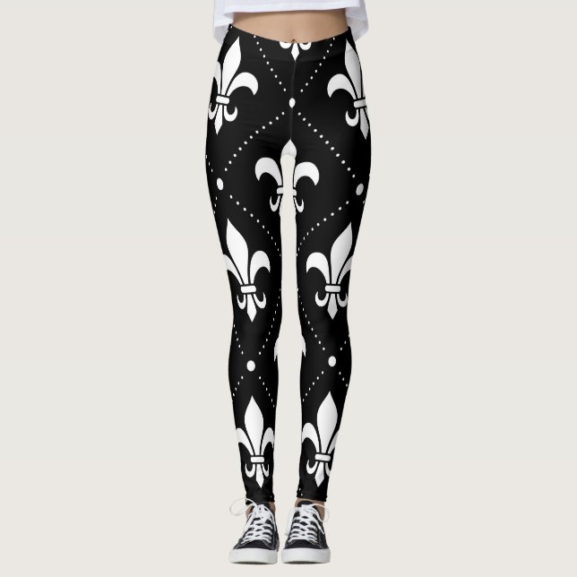 Legging Fleur De Lis Pattern (Frente)