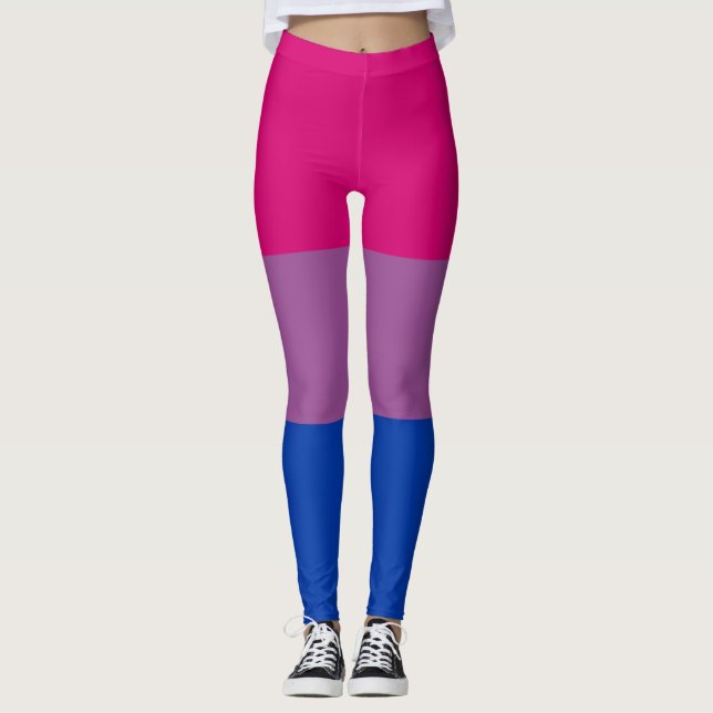 Legging FlGBT - Azul Roxo-Rosa Bissexual - LGBT (Frente)