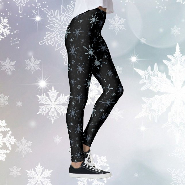 Legging Floco de neve Inverno de Alta Qualidade Neve Negra (Criador carregado)