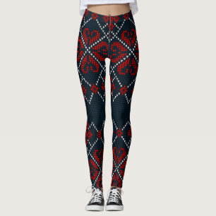 Legging Flocos de neve azuis