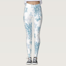 Flocos de neve azuis da aguarela