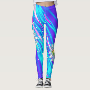 Legging Flocos de neve cintilantes