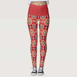 Legging Flocos de Neve de Dezembro