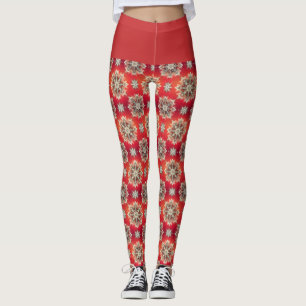 Legging Flocos de Neve de Dezembro