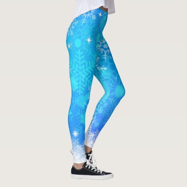 Legging Flocos de neve e luzes cintilantes (Direita)