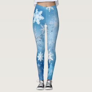 Legging Flocos de neve gelados