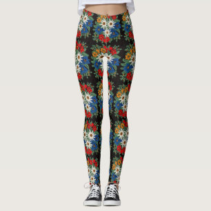 Legging Flor alpina suíça de Edelweiss