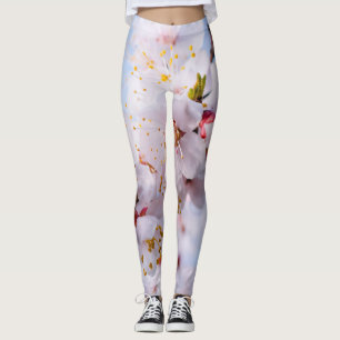 Legging Flor Apricot Japonês
