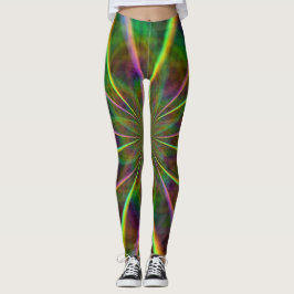 Legging Flor Arco-Íris Louco