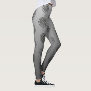 Legging FLOR DA VIDA - Contorno do símbolo da Geometria Sa