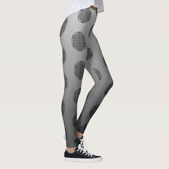 Legging FLOR DA VIDA - Símbolo da Geometria Sagrada comple (Direita)